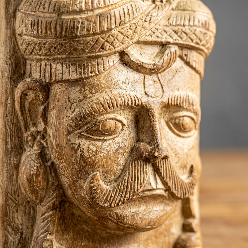 WD01 - Carved Statue Head