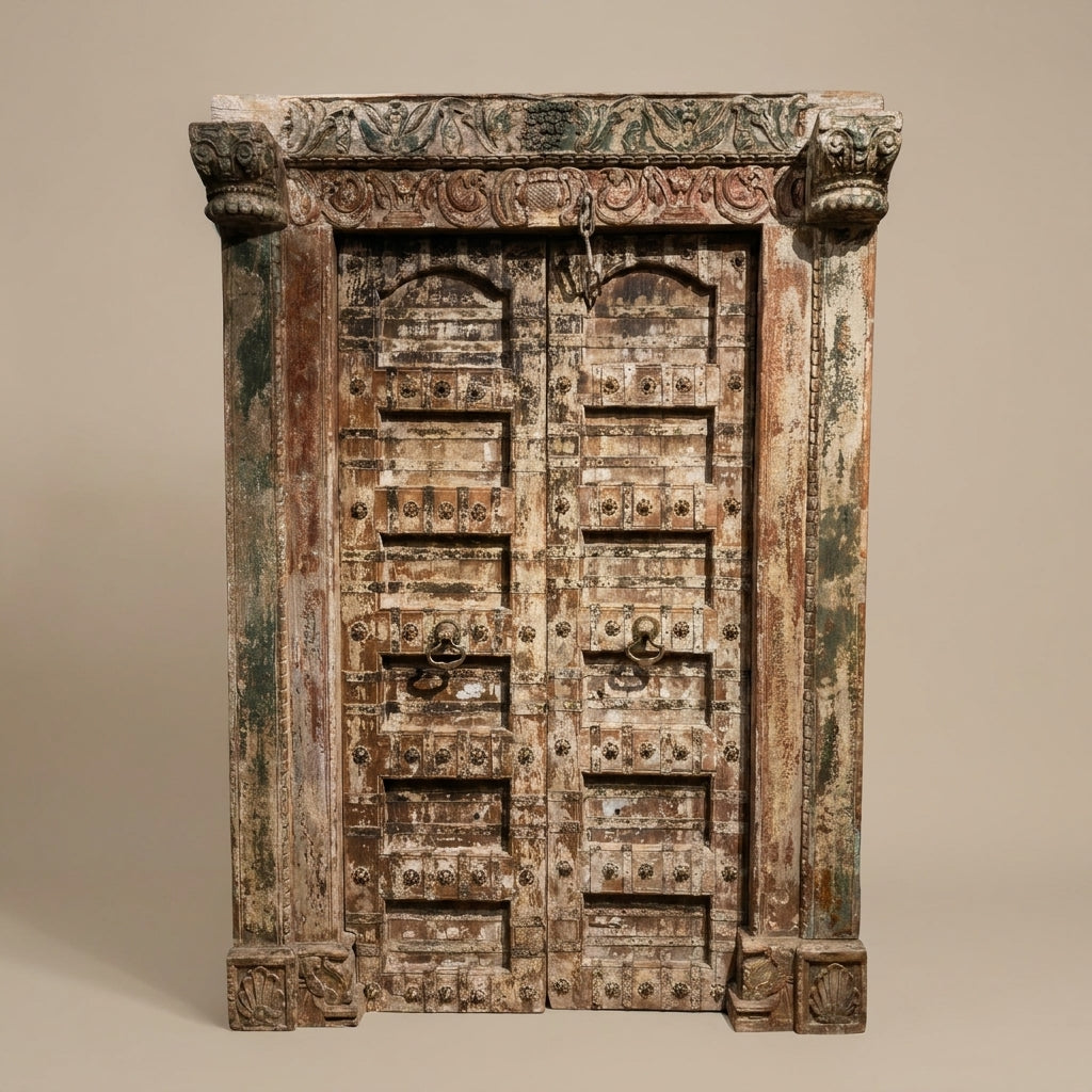 WD16 - Antique Door Hand Carved