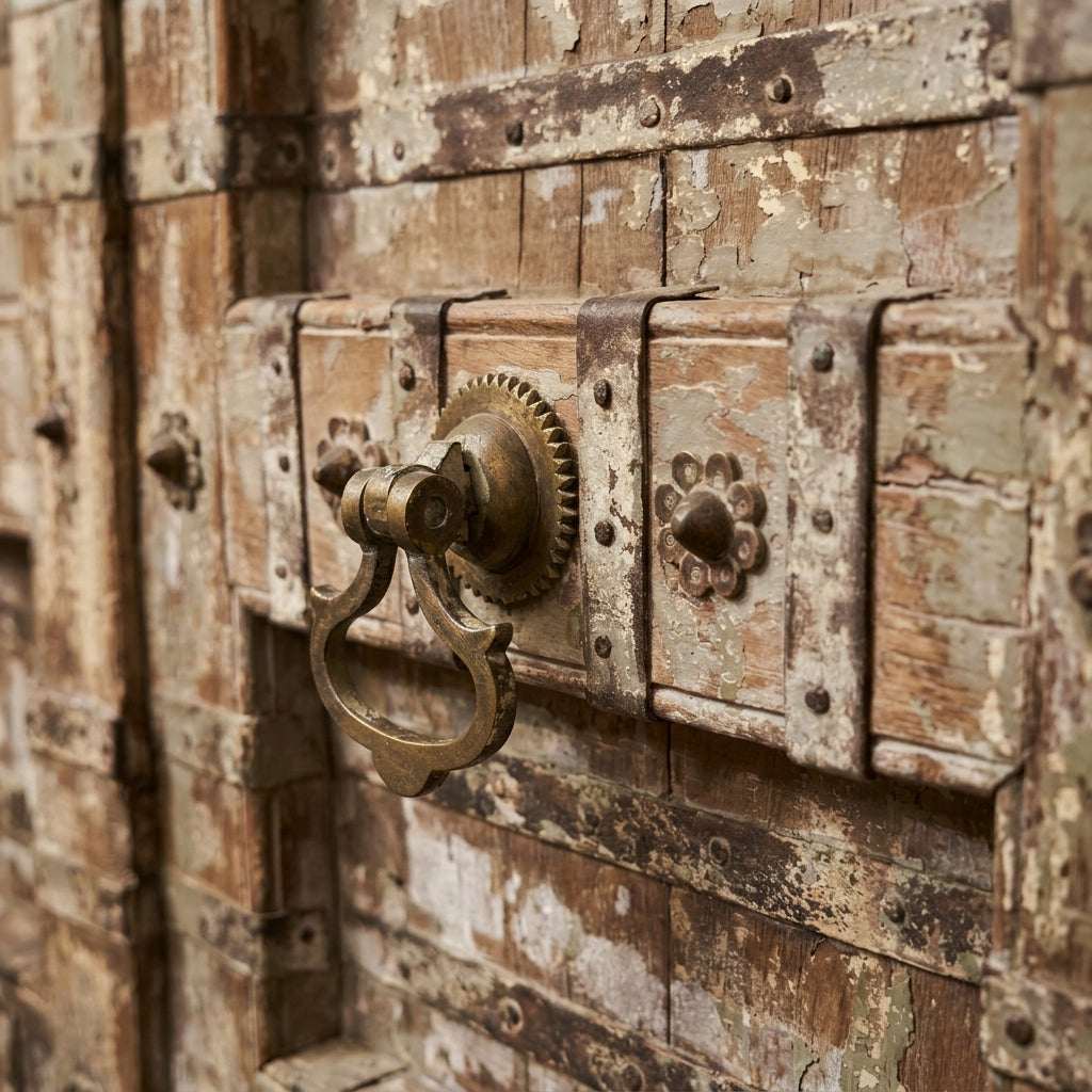 WD16 - Antique Door Hand Carved