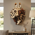 WD27 - Sculpture Metal Fitted Teak Root