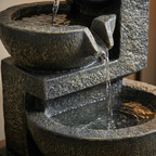 WF1 - Water Fountain 3 Bowls with Led