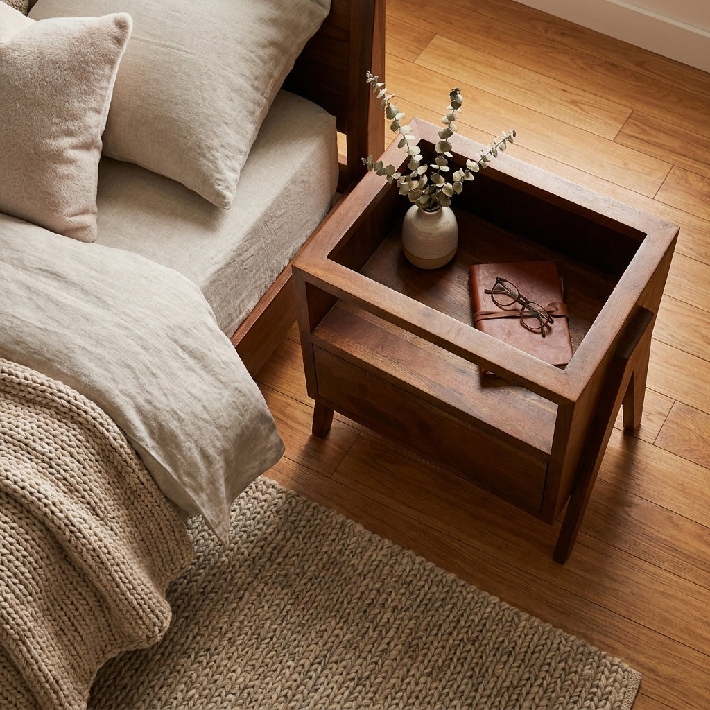 WS003 - Solid Acacia Night Stand