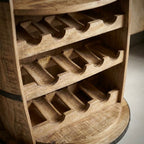BC16 - Reclaimed Wood Drum Style Bar