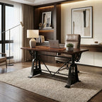 WS09 - Solid Wood Top Desk
