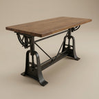 WS09 - Solid Wood Top Desk