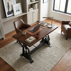 WS09 - Solid Wood Top Desk