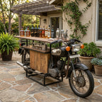 BC03 - 1972 Rajdoot Motorcycle Wine Rack & Bar