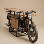 BC03 - 1972 Rajdoot Motorcycle Wine Rack & Bar