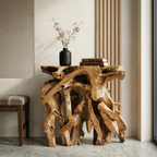 WS1 - Teak Root Console Table