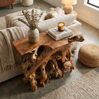 WS1 - Teak Root Console Table