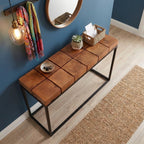 WS1107 - Solid Acacia Block Console Table