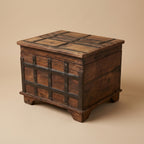 WS116 - Reclaimed Wood Metal Fitted Storage Chest