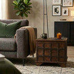 WS116 - Reclaimed Wood Metal Fitted Storage Chest