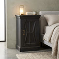 WS12NS - Solid Wood Panel Fitted Night Stand