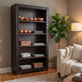 WS126 - Sheesham Bookshelf on metal legs