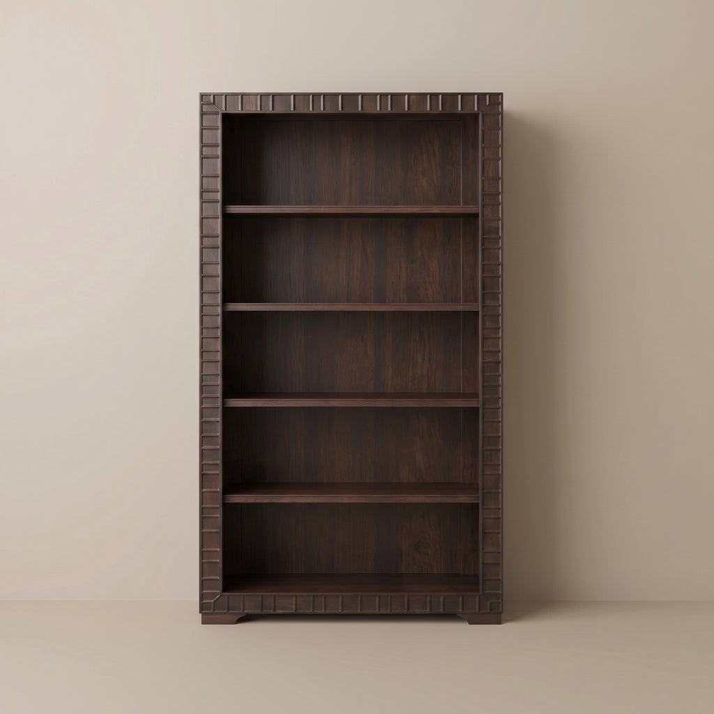WS126 - Sheesham Bookshelf on metal legs