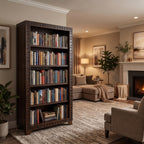 WS126 - Sheesham Bookshelf on metal legs