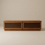 WS126 - Solid Wood Fluted TV Stand