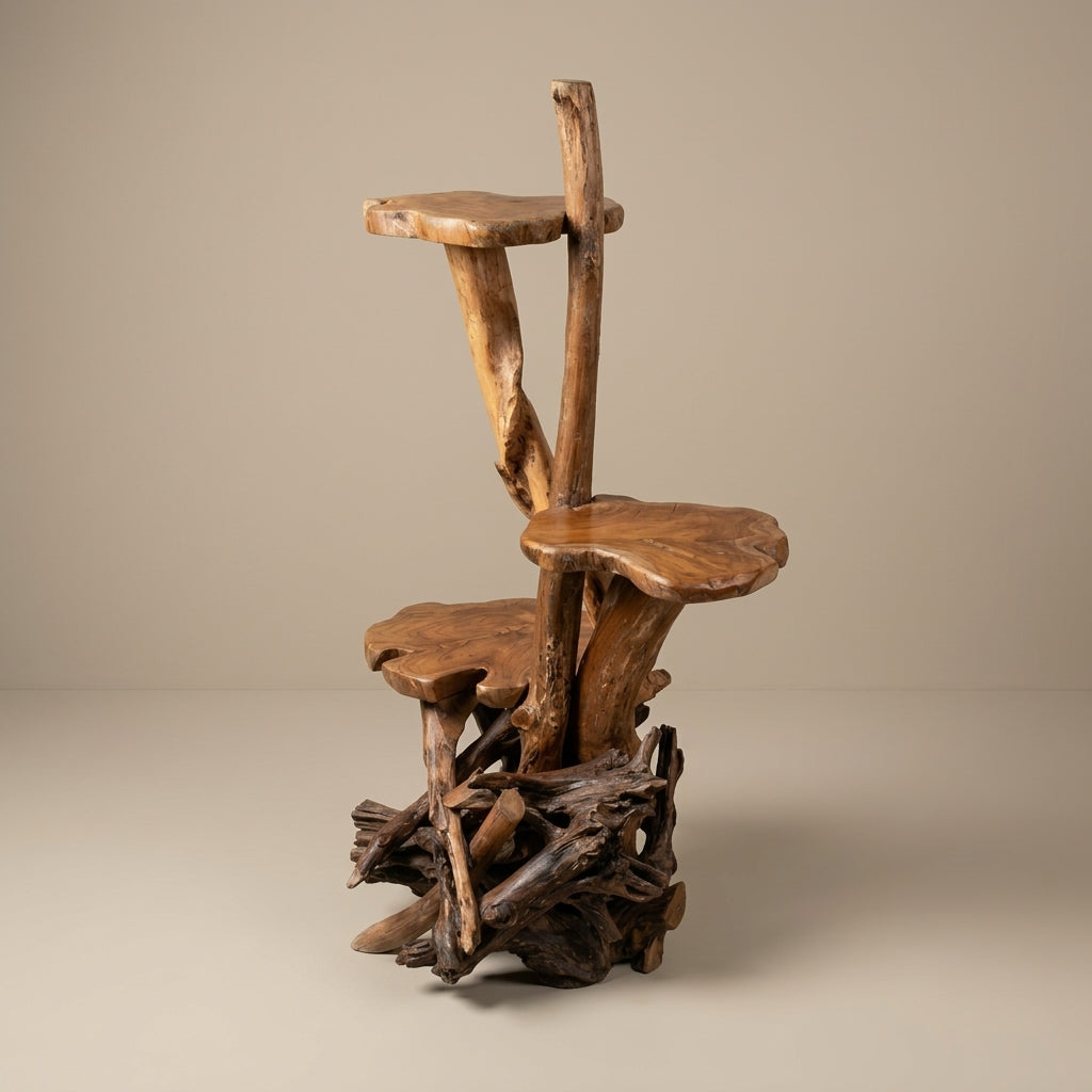 WS 13-2 - Teak Root Stand