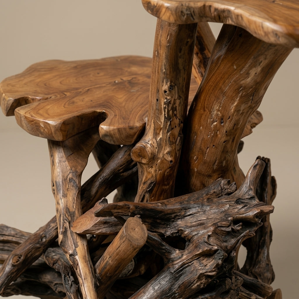 WS 13-2 - Teak Root Stand