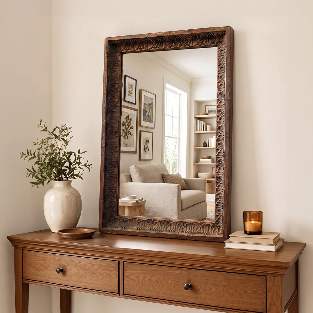 WS18M - Carved Framed Mirror 36_x24_
