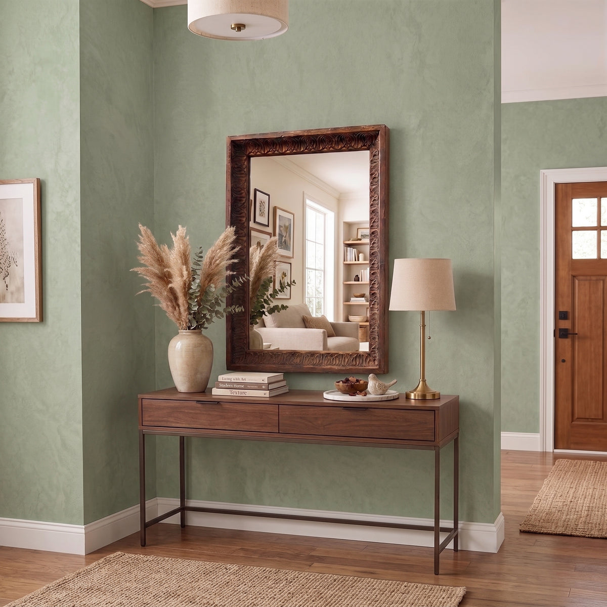 WS18M - Carved Framed Mirror 36_x24_
