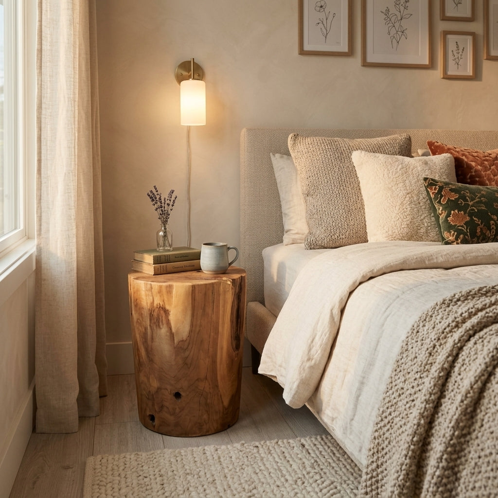 WS182 - Teak Root Free Form Side Table