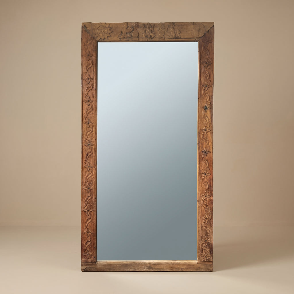 WS186 - Carved Framed Mirror 79_x 41_
