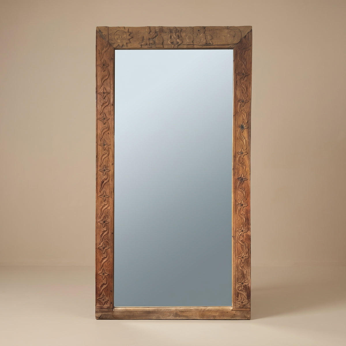 WS186 - Carved Framed Mirror 79_x 41_