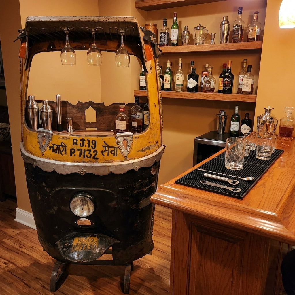 BC19 - Original Antique Autorickshaw Bar