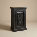 WS22 - Solid Wood Black Night Stand