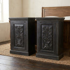 WS22 - Solid Wood Black Night Stand