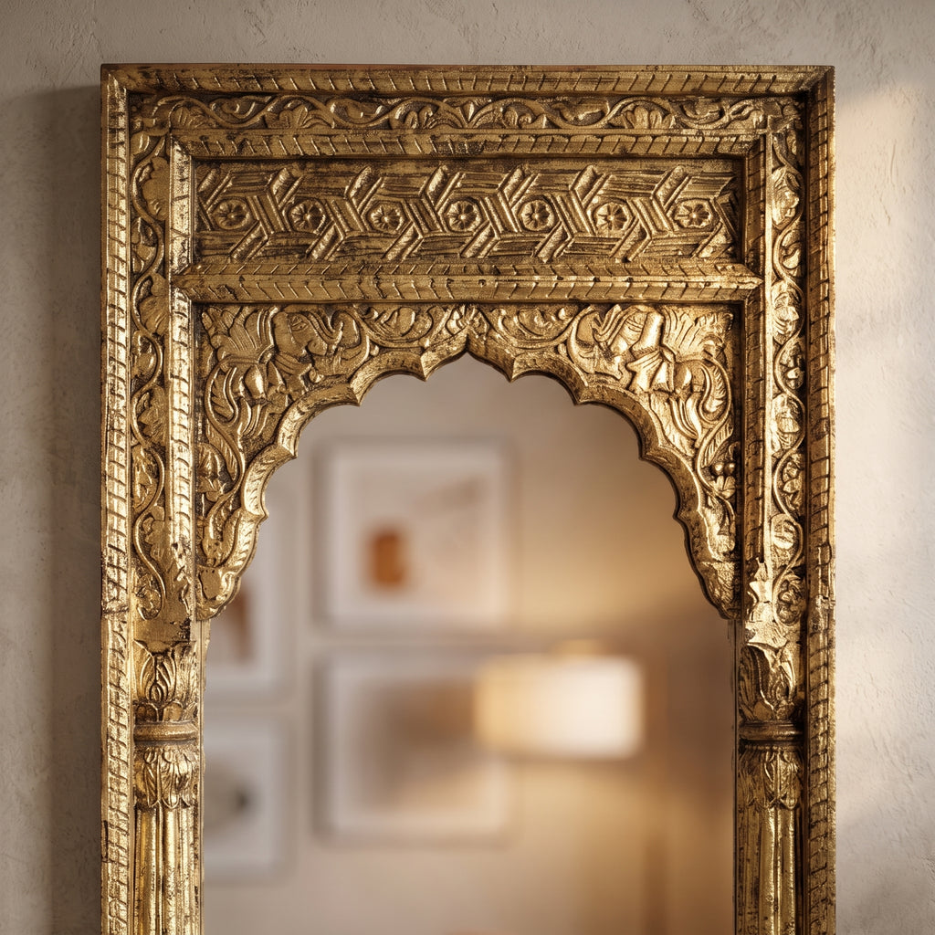 WS296697 - Solid Wood Antique Mirror 60_x29