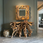 WS3N - Teak Root Console Table