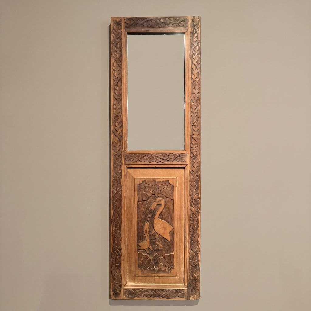 WS61 - Reclaimed Carved Mirror 48_x15_