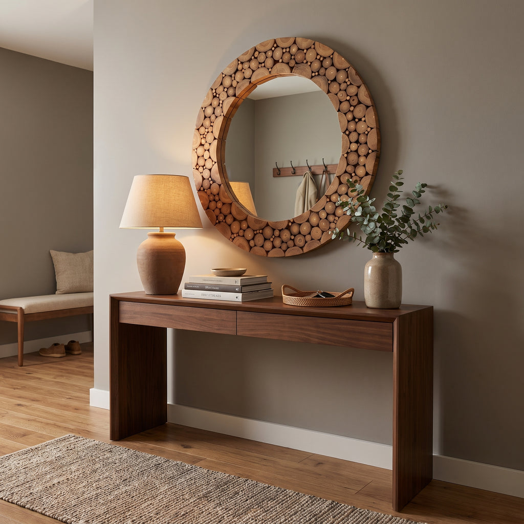 WS61M - Teak Mirror 32_x 32_