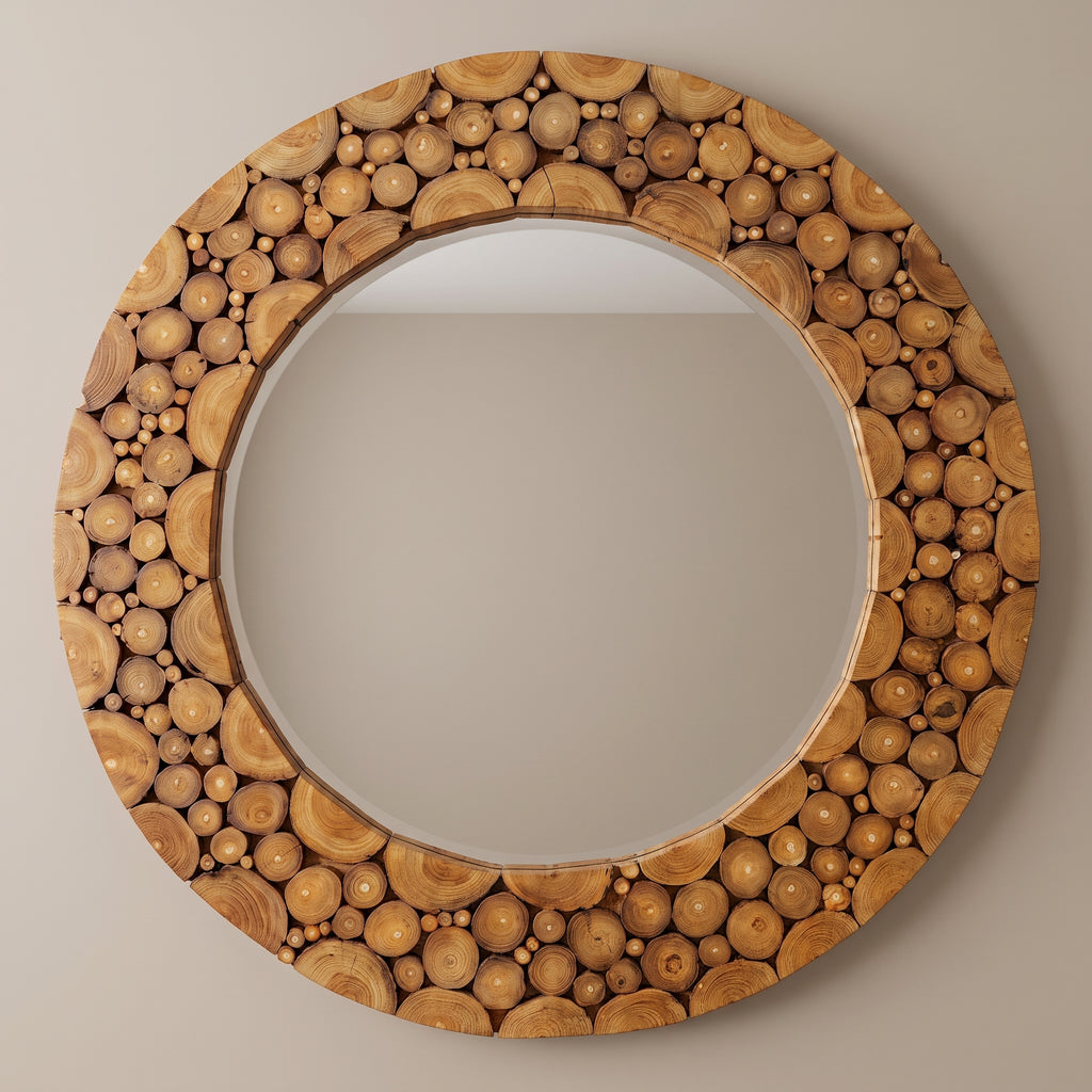 WS61M - Teak Mirror 32_x 32_