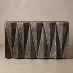 BC64 - Solid Wood Metal Fitted Front Bar / Counter