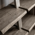 WS71 - Acacia Bookshelf on Metal Frame