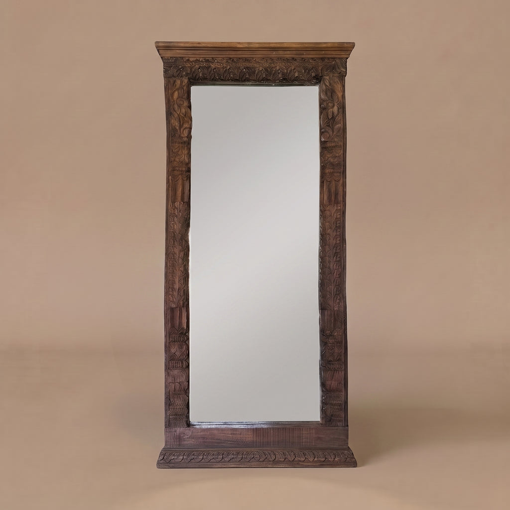 WS73 - Solid Wood Antique Carved Framed 65_x29_3
