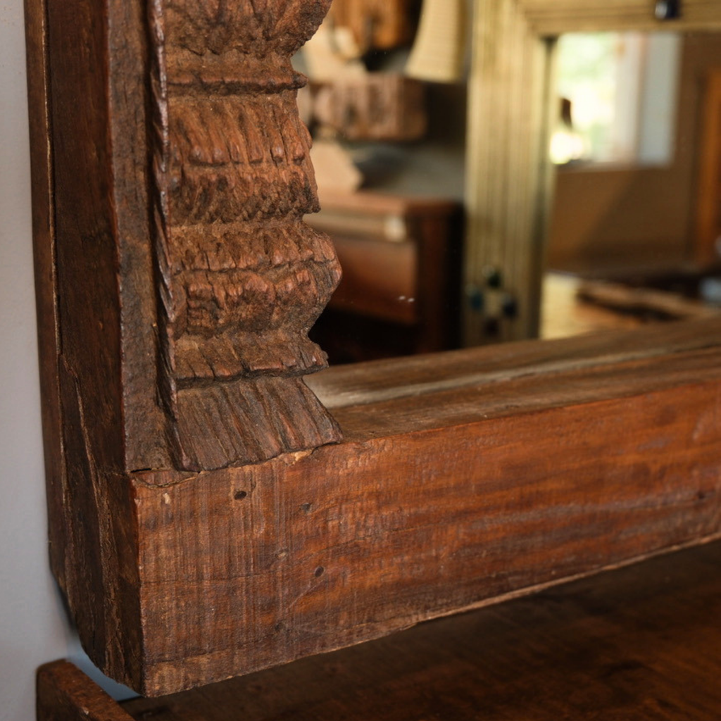 WS73 - Solid Wood Antique Carved Framed 65_x29_3