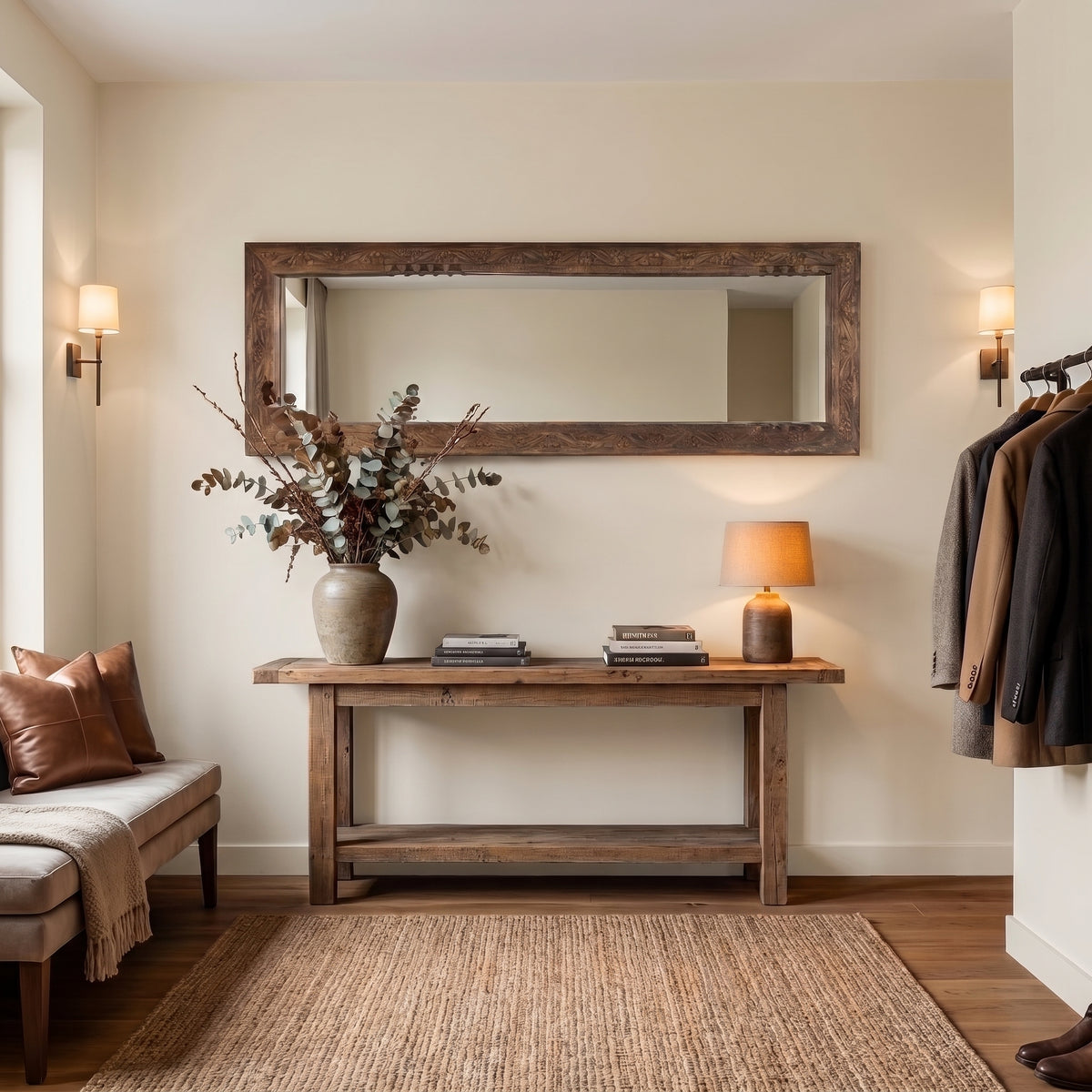 WS77M - Teak Mirror 24_x 82_