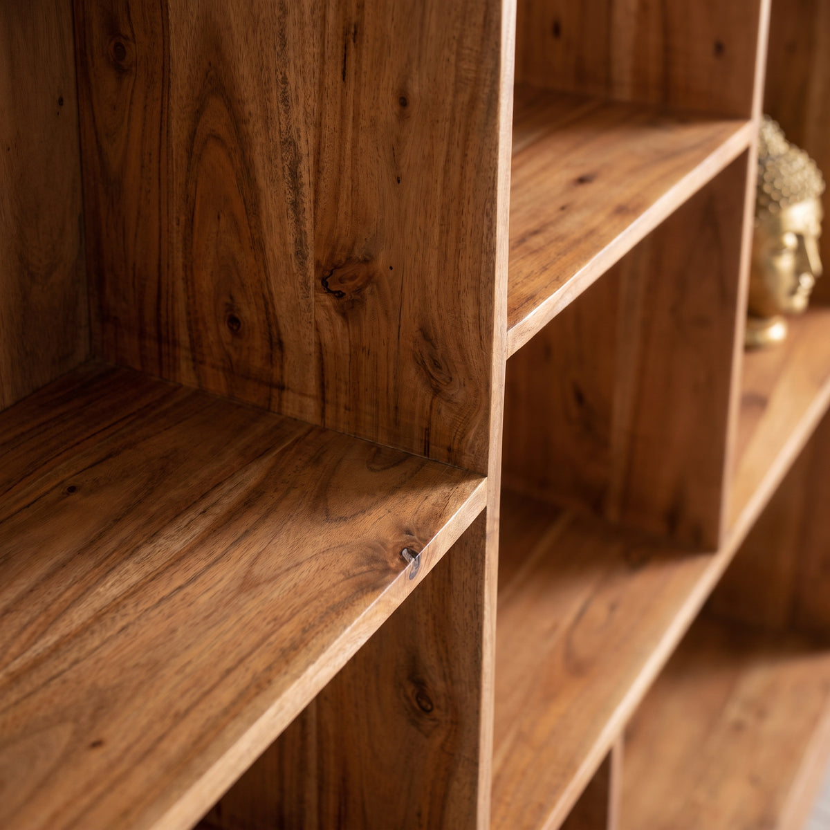 WS 99 - Solid Acacia Display Bookshelf