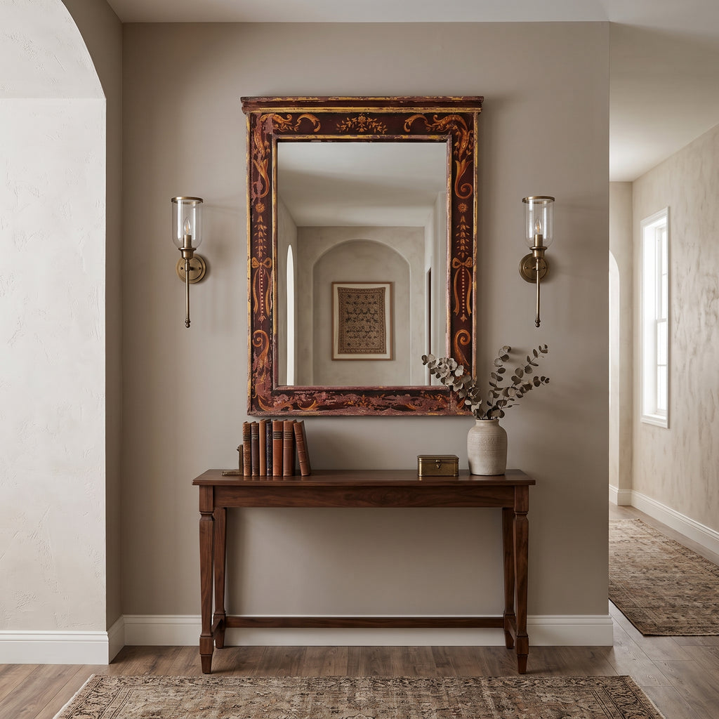 WS S13 - Painted Solid Wood Framed Mirror 44_x32_