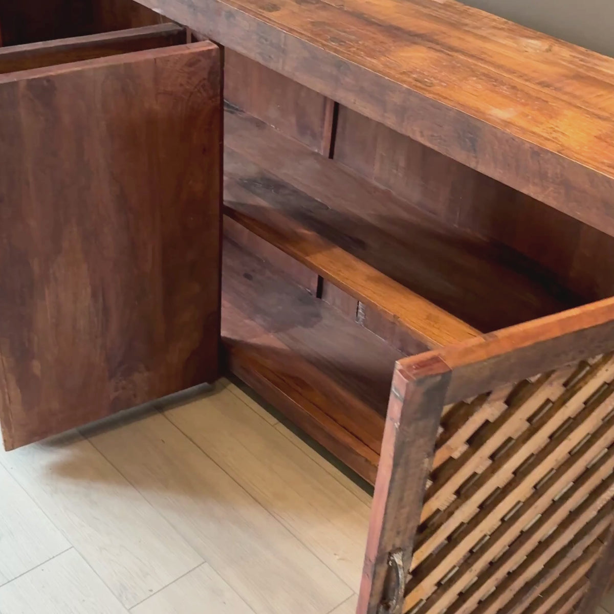 BS13 - Reclaimed Wood Slat Style Buffet